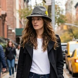 Vintage Stetson Gray Tweed Wool Fedora | USA Made | Unisex